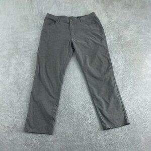 Dunning Mens Gray Golf Pants Size 36/30 Flaw 3482